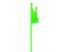 Picture of RETYZ EveryTie 8 Inch Fluorescent Green Releasable Tie - 100 Pack