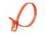 Picture of RETYZ EveryTie 10 Inch Orange Releasable Tie - 100 Pack