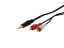 Picture of 6 FT Audio "Y" Splitter Cable - 3.5mm Male to Dual RCA Males