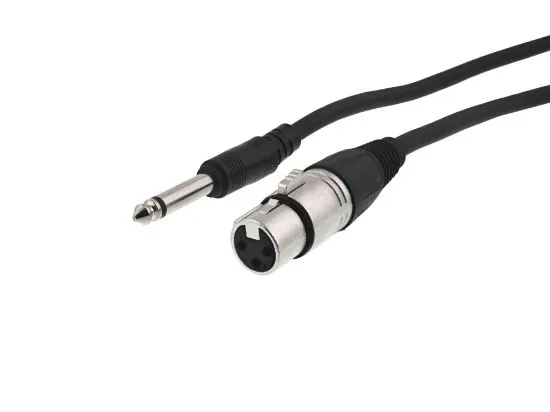 Picture of XLR Female to 1/4 Mono Plug - 15 FT