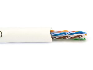 Picture of Solid CAT6e Network Cable Pull Box - White, 600 MHz, Plenum (CMP), Spline - 1000 FT