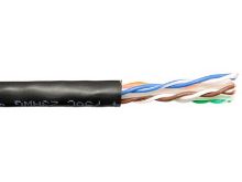 Picture of Solid CAT6e Network Cable Reel in a Box - Black, 600 MHz, Riser (CMR) PVC - 1000 FT