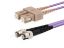 Picture of 1m Multimode Duplex OM4 Fiber Optic Patch Cable (50/125) - SC to ST