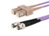 Picture of 5m Multimode Duplex OM4 Fiber Optic Patch Cable (50/125) - SC to ST