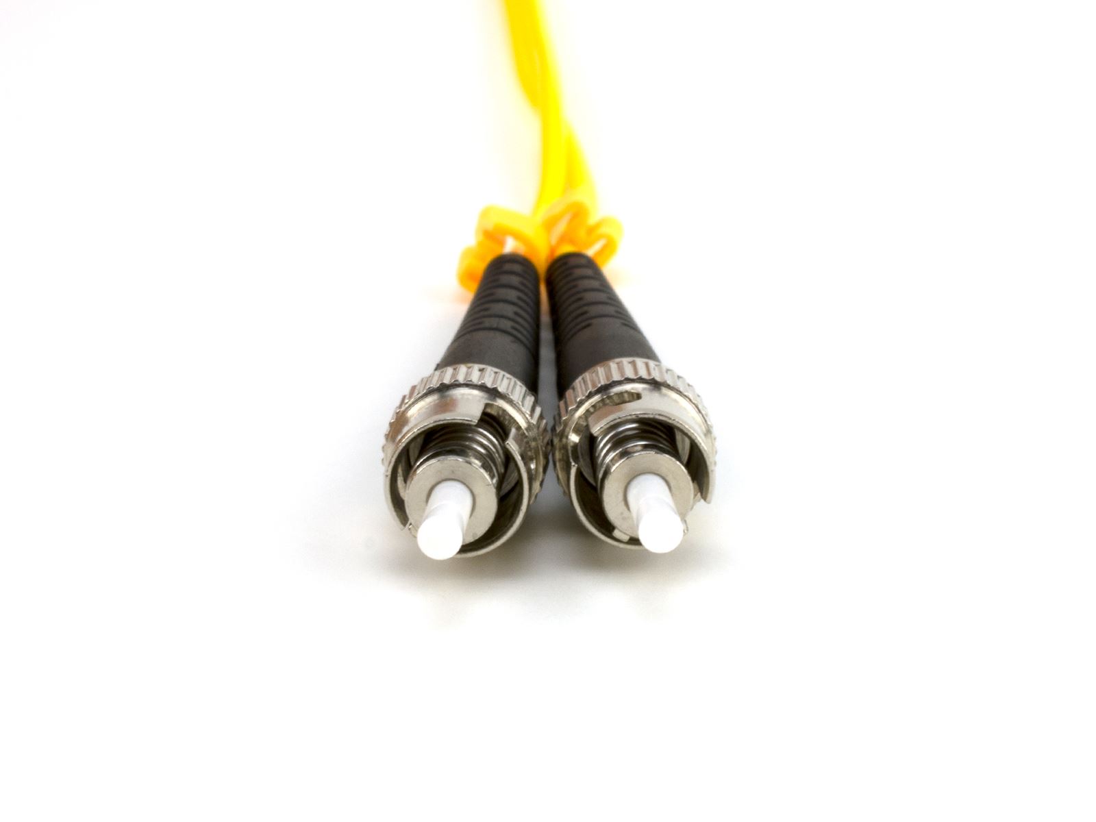 Monoprice 106845 Cavo In Fibra Ottica Duplex Monomodale 1 Metro: ST/ST, Giallo, Con Fibre Corning