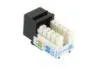 Picture of CAT6 SpeedTerm™ Keystone Jack 90 Degree 110 UTP - Black
