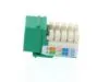 Picture of CAT6 SpeedTerm™ Keystone Jack 90 Degree 110 UTP - Green