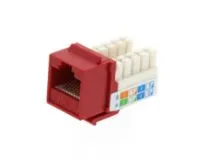 Picture of CAT6 SpeedTerm™ Keystone Jack 90 Degree 110 UTP - Red
