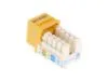 Picture of CAT6 SpeedTerm™ Keystone Jack 90 Degree 110 UTP - Yellow