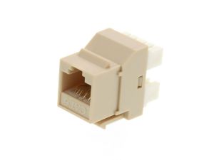 Picture of CAT6 SpeedTerm™ Keystone Jack 180 Degree 110 UTP - Ivory