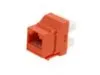 Picture of CAT6 SpeedTerm™ Keystone Jack 180 Degree 110 UTP - Orange