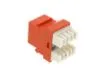 Picture of CAT6 SpeedTerm™ Keystone Jack 180 Degree 110 UTP - Orange