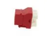 Picture of CAT6 SpeedTerm™ Keystone Jack 180 Degree 110 UTP - Red