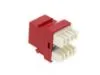 Picture of CAT6 SpeedTerm™ Keystone Jack 180 Degree 110 UTP - Red