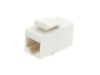 Picture of RJ45 Cat6 Keystone Jack - Pass Through Panel Mount - White