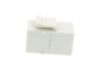 Picture of RJ45 Cat6 Keystone Jack - Pass Through Panel Mount - White