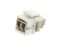 Picture of Fiber Optic Keystone Coupler - LC to LC Multimode Duplex - White