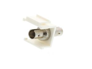 Picture of Fiber Optic Keystone Coupler - ST to ST Simplex - White