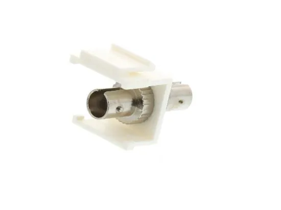 Picture of Fiber Optic Keystone Coupler - ST to ST Simplex - White