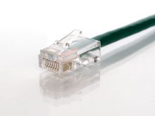 Picture of CAT5e Patch Cable - 10 FT, Green, Assembled