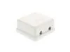 Picture of 2 Port Surface Mount Box - White