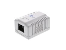 Picture of Surface Mount Box with CAT6 110 Punch Down Terminals - RJ45 - 8 Conductor