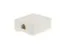 Picture of 6 Conductor RJ12 White Surface Mount Box with Screw Terminals