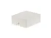 Picture of 6 Conductor RJ12 White Surface Mount Box with Screw Terminals
