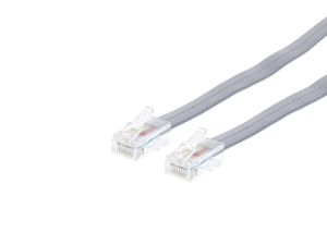 Picture of RJ45 8 Conductor Straight Wired Modular Telephone Cable - 15 FT