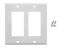 Picture of Dual Gang Decorex Wall Plate - White