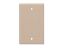 Picture of Blank Keystone Faceplate - Single Gang - Beige