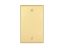 Picture of Blank Keystone Faceplate - Single Gang - Ivory