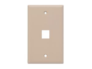 Picture of 1 Port Keystone Faceplate - Single Gang - Beige