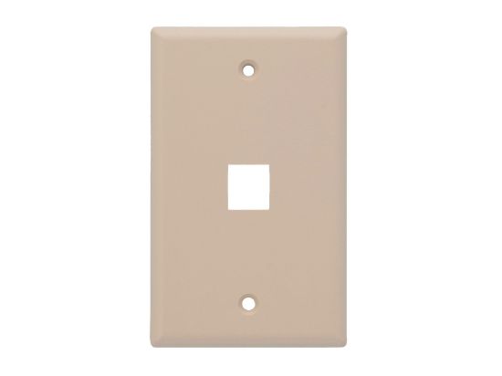 Picture of 1 Port Keystone Faceplate - Single Gang - Beige