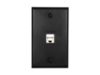 Picture of 1 Port Keystone Faceplate - Single Gang - Black