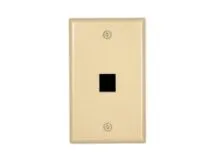 Picture of 1 Port Keystone Faceplate - Single Gang - Ivory