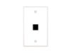 Picture of 1 Port Keystone Faceplate - Single Gang - White