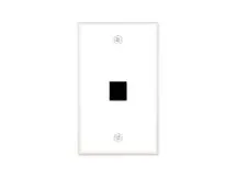 Picture of 1 Port Keystone Faceplate - Single Gang - White