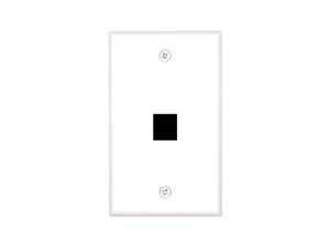 Picture of 1 Port Keystone Faceplate - Single Gang - White