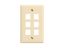 Picture of 6 Port Keystone Faceplate - Single Gang - Almond