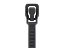 Picture of RETYZ ProTie 32 Inch Black Releasable Tie - 10 Pack