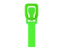 Picture of RETYZ ProTie 32 Inch Fluorescent Green Releasable Tie - 50 Pack