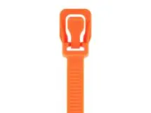 Picture of RETYZ ProTie 32 Inch Fluorescent Orange Releasable Tie - 10 Pack