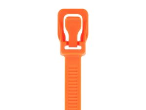 Picture of RETYZ ProTie 36 Inch Fluorescent Orange Releasable Tie - 10 Pack