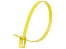Picture of RETYZ WorkTie 14 Inch Yellow Releasable Tie - 100 Pack