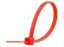 Picture of 4 Inch Red Mini Nylon Cable Ties - 100 Pack
