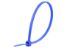 Picture of 6 Inch Blue Nylon Cable Ties - 100 Pack, UL Compliant, 18 Lbs Tensile Strength