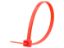 Picture of 6 Inch Red Nylon Cable Ties - 100 Pack, 40 Lbs Tensile Strength, UL Compliant