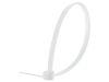 Picture of 8 Inch Natural Nylon Cable Ties - 100 Pack, 40 Lbs Tensile Strength, UL Compliant