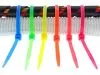 Picture of 8 Inch Fluorescent Green Nylon Cable Ties - 100 Pack, 50 Lbs Tensile Strength, UL Compliant